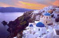 santorini sunset-greece travel